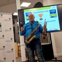 RusAlex als Saxophonist bei einer Veranstaltung des Landkreises – Musik für Events in Hameln