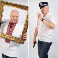 Moderator, DJ, Sänger und Saxophonist RusAlex für thematische Feiern in Hameln und Hannover