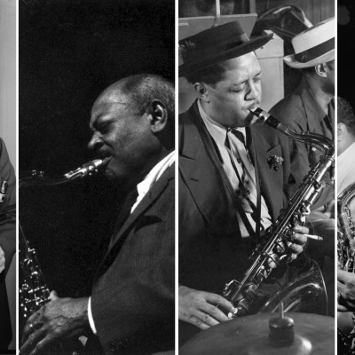 Prägende Saxophonisten:Sidney Bechet, Coleman Hawkins, Lester Young, Johnny Hodges